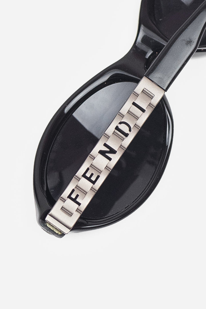 Small Round Frame Watch Detail Sunglasses