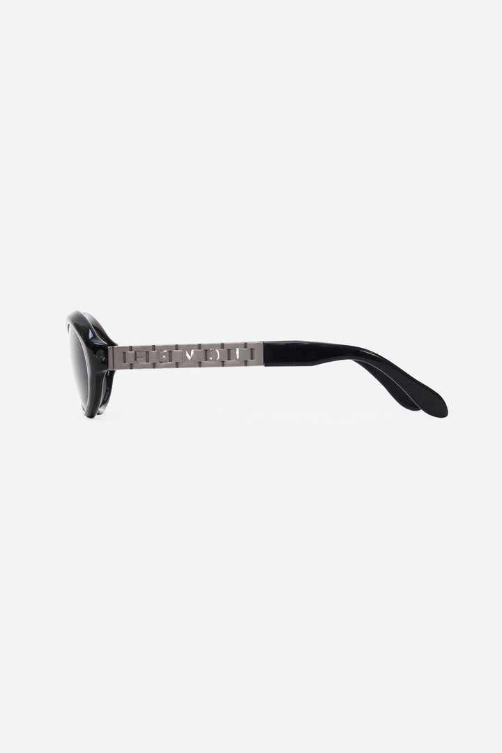 Small Round Frame Watch Detail Sunglasses
