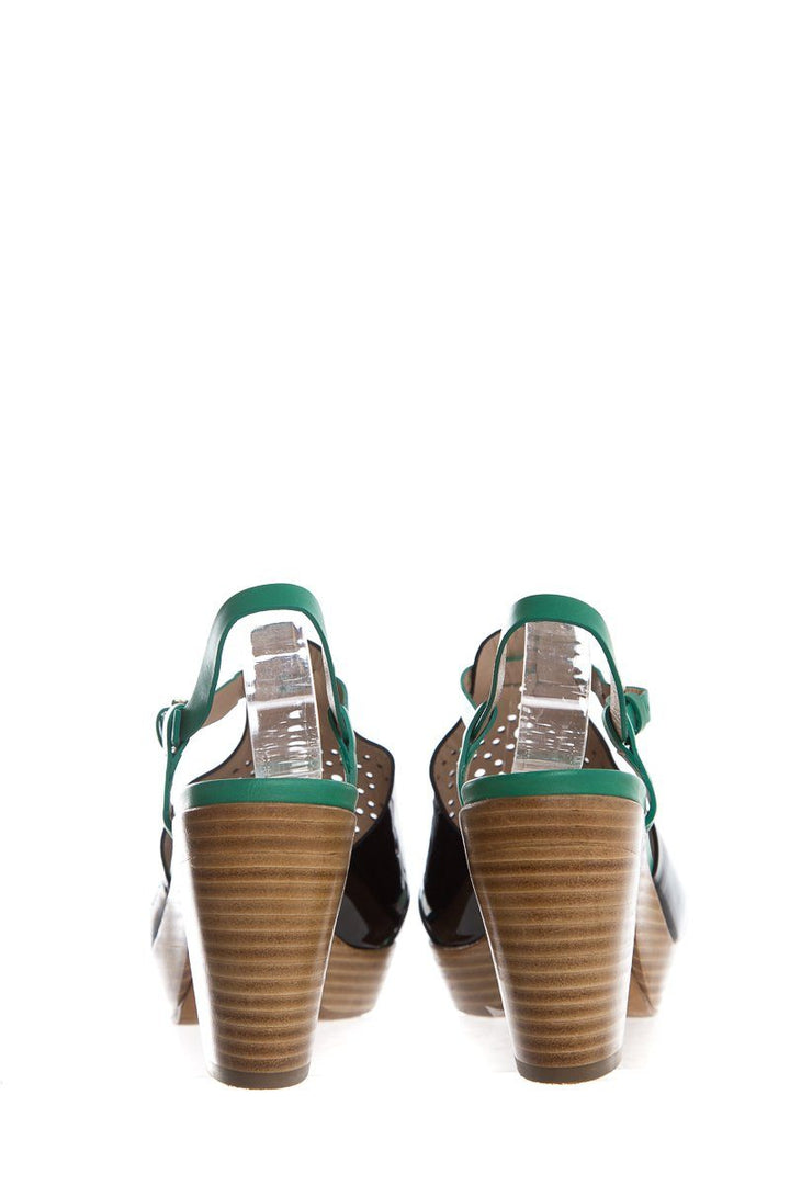 Fratelli Rossetti Black & Greeen Heels SZ 39