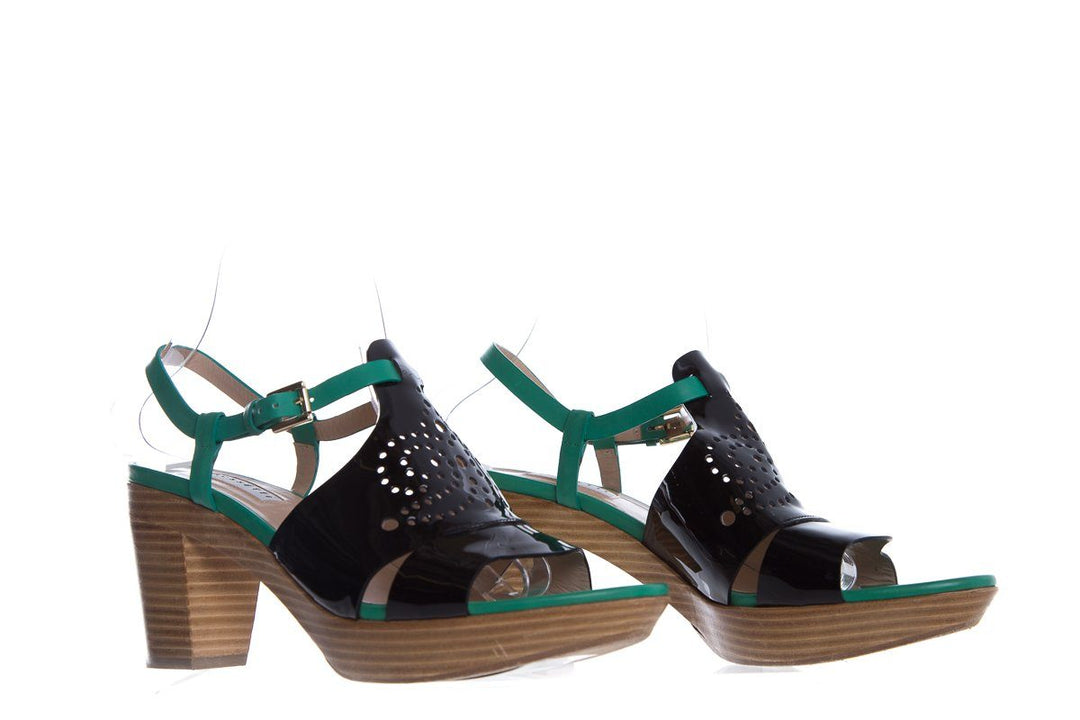 Fratelli Rossetti Black & Greeen Heels SZ 39