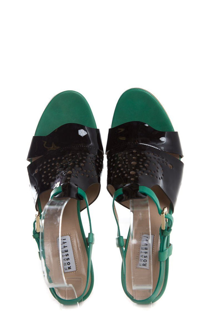 Fratelli Rossetti Black & Greeen Heels SZ 39