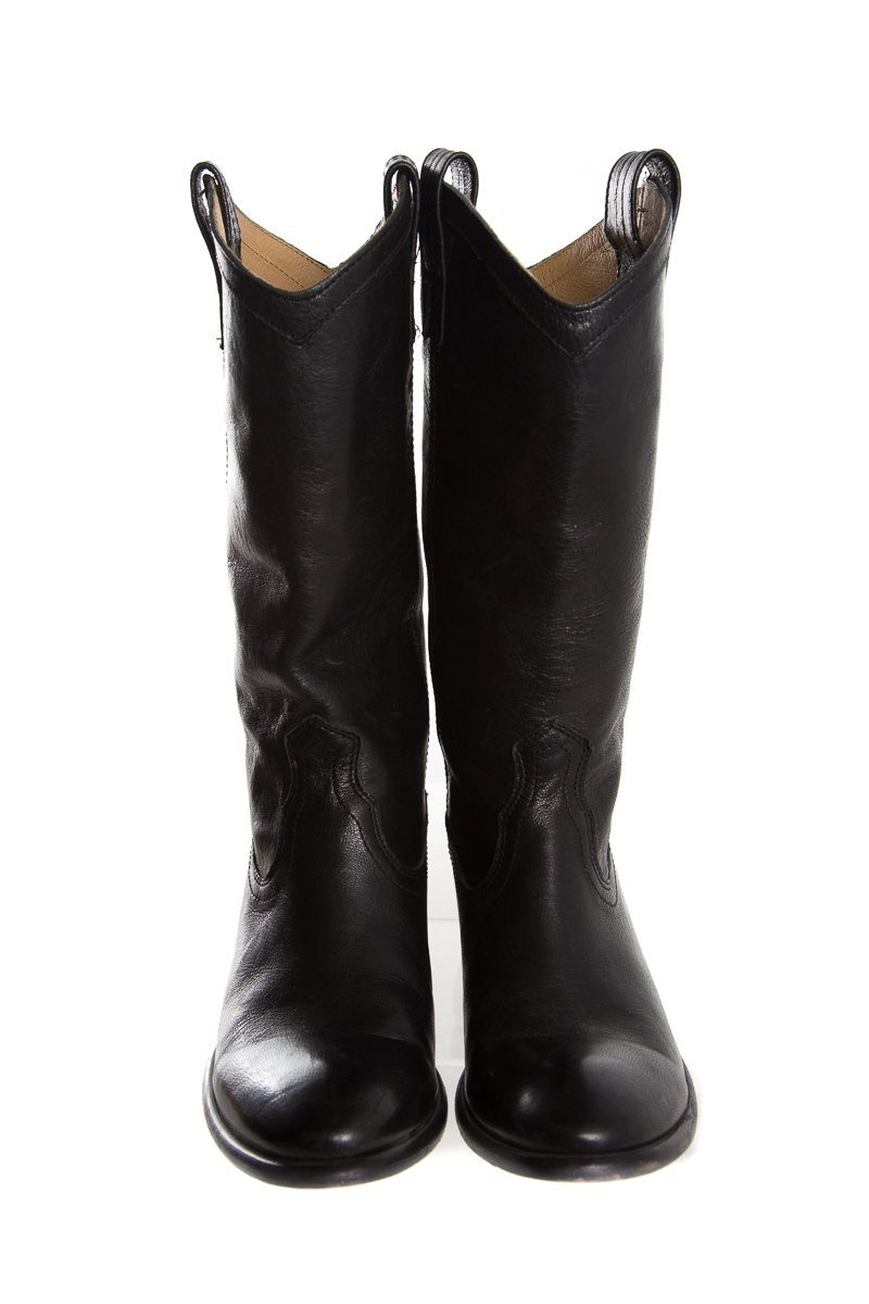 Frye Black Leather Boots SZ 9