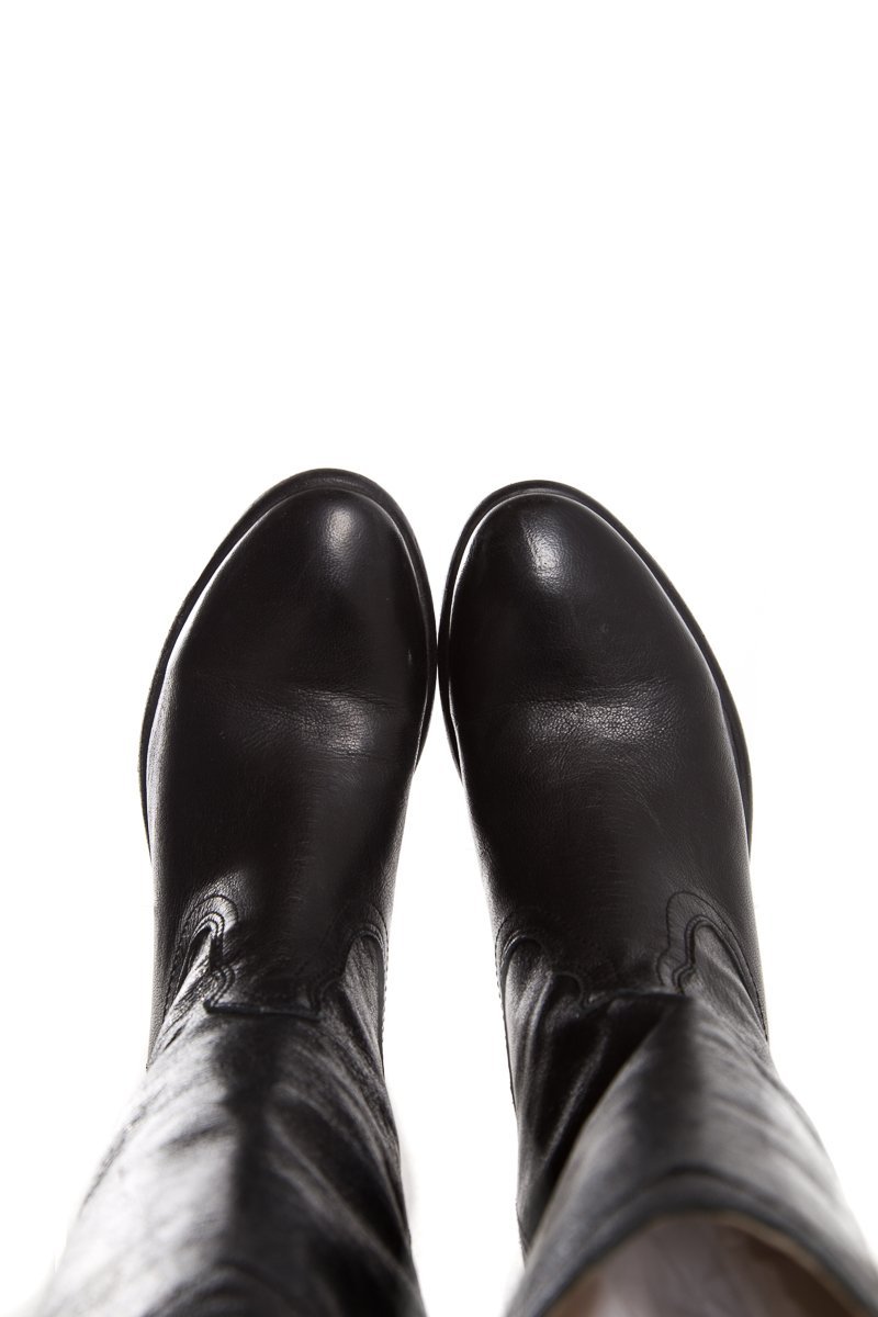 Frye Black Leather Boots SZ 9