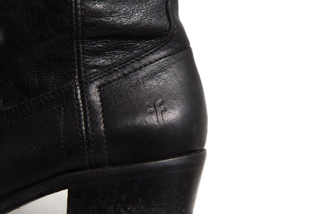 Frye Black Leather Boots SZ 9
