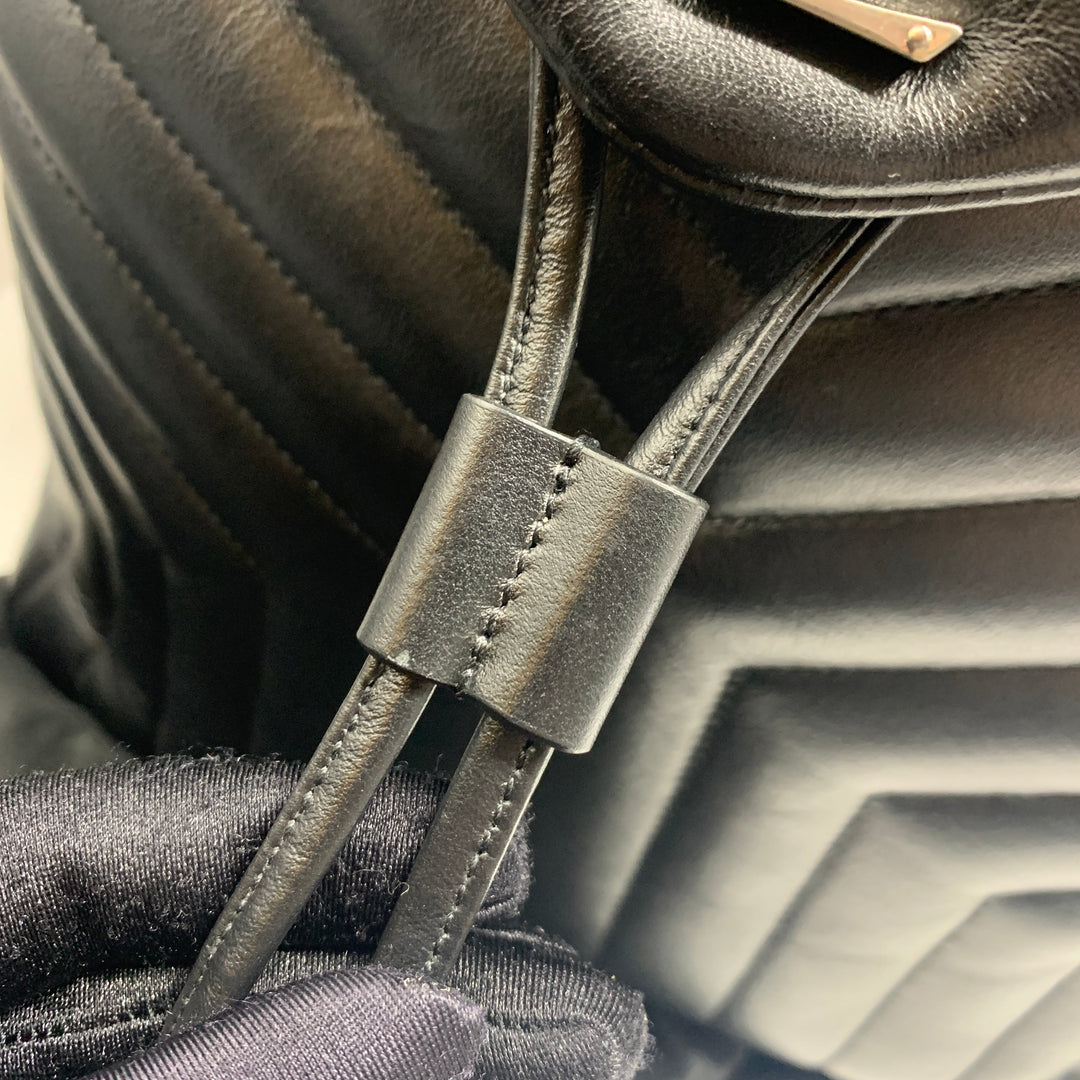 YSL LOU LOU STYLE BACKPACK IN BLACK SHW