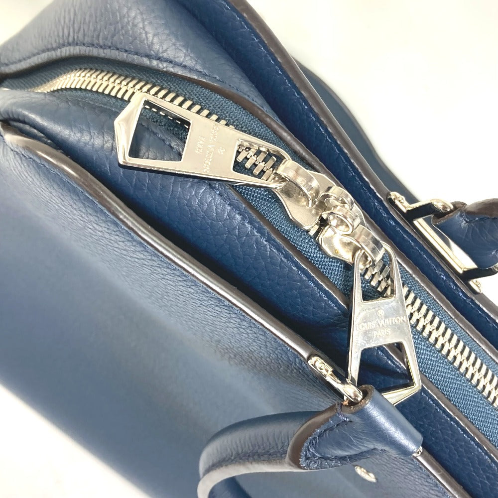 LOUIS VUITTON Business bag M54380 Taurillon Clemence Leather Navy 2WAY Shoulder Bag Handbag Crossbody Armand MM mens