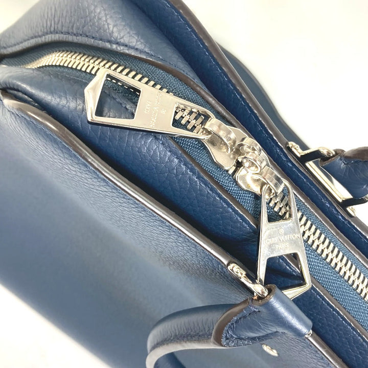 LOUIS VUITTON Business bag M54380 Taurillon Clemence Leather Navy 2WAY Shoulder Bag Handbag Crossbody Armand MM mens