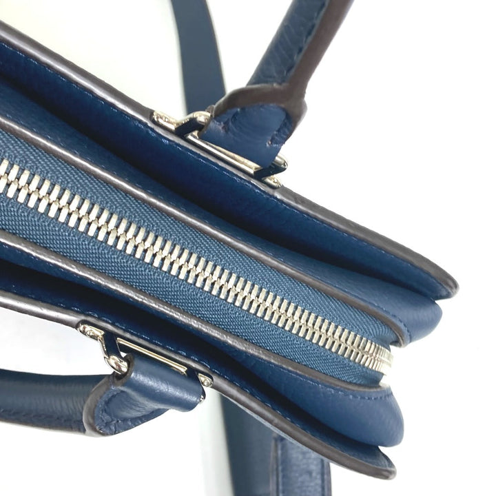 LOUIS VUITTON Business bag M54380 Taurillon Clemence Leather Navy 2WAY Shoulder Bag Handbag Crossbody Armand MM mens