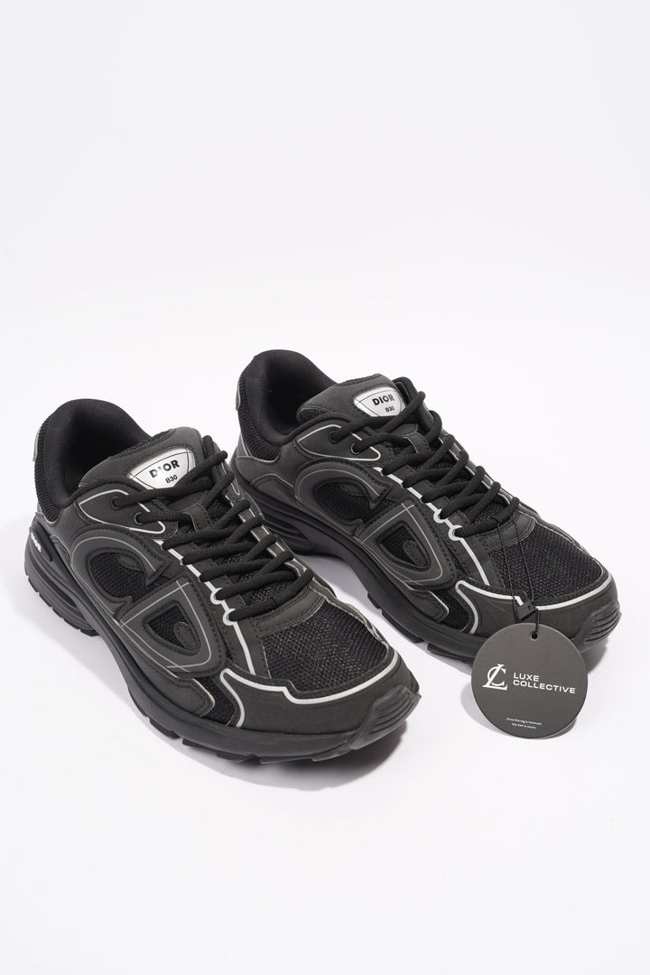 Christian Dior B30 Black / Silver Mesh EU 43 UK 9