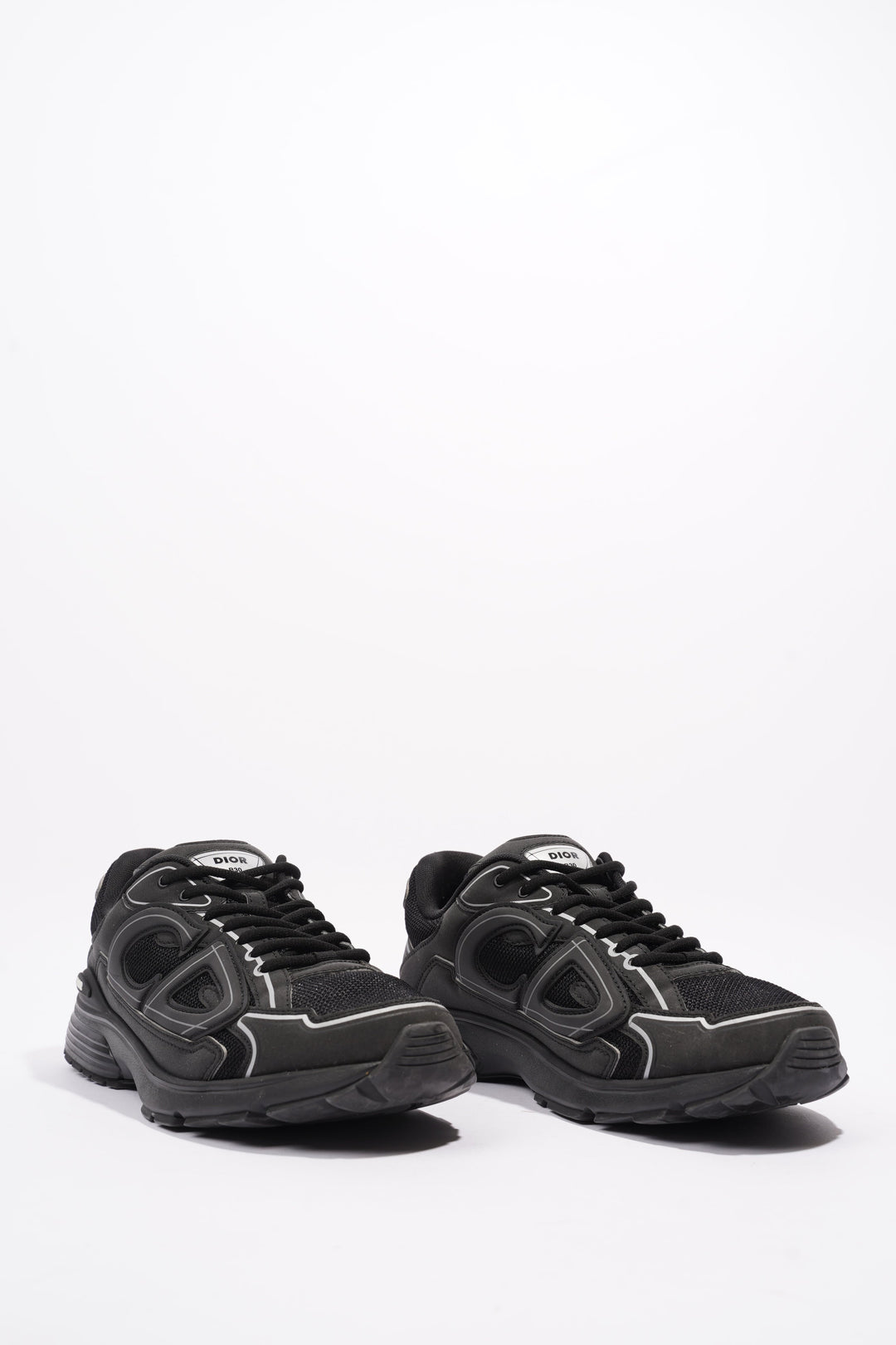 Christian Dior B30 Black / Silver Mesh EU 43 UK 9