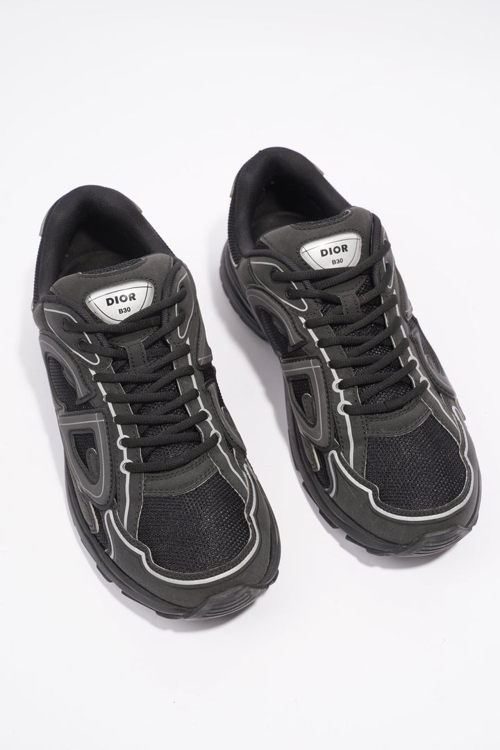 Christian Dior B30 Black / Silver Mesh EU 43 UK 9