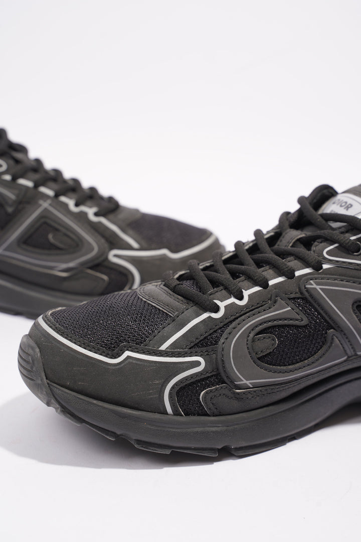 Christian Dior B30 Black / Silver Mesh EU 43 UK 9