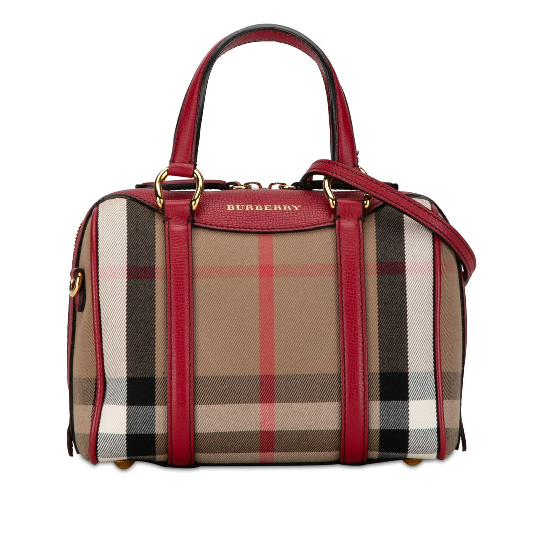 BURBERRY House Check Alchester Satchel