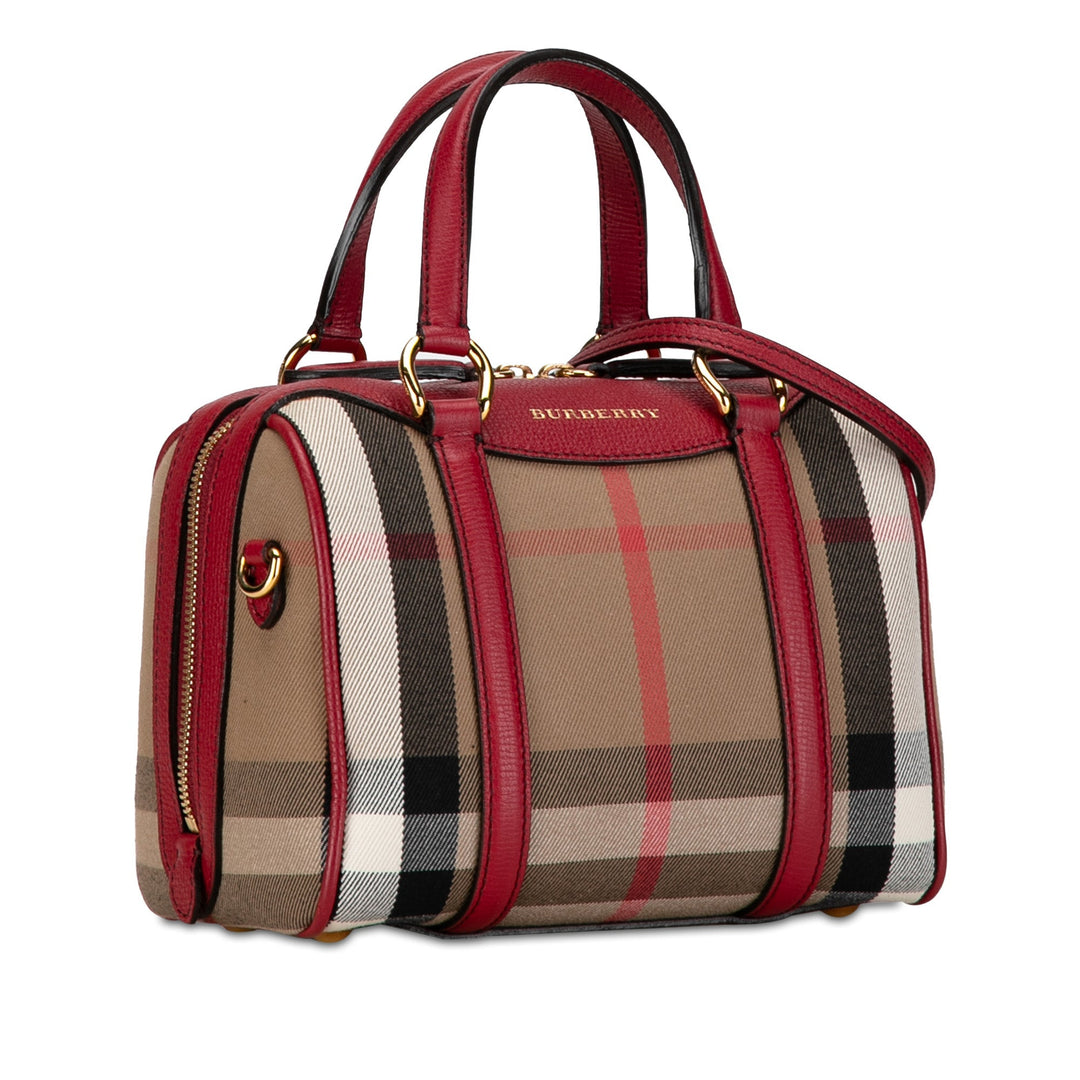 BURBERRY House Check Alchester Satchel