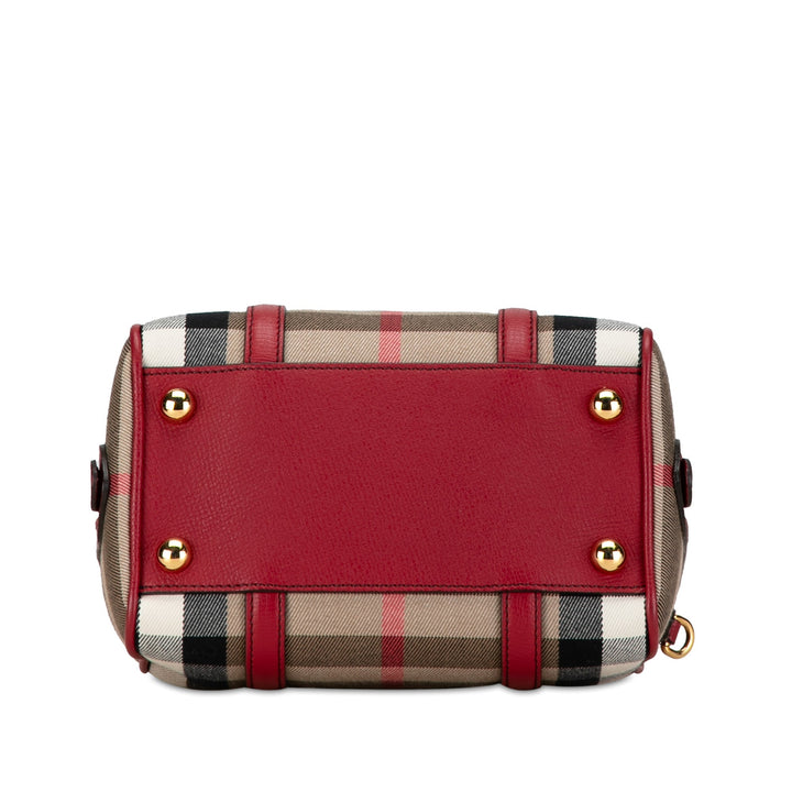 BURBERRY House Check Alchester Satchel