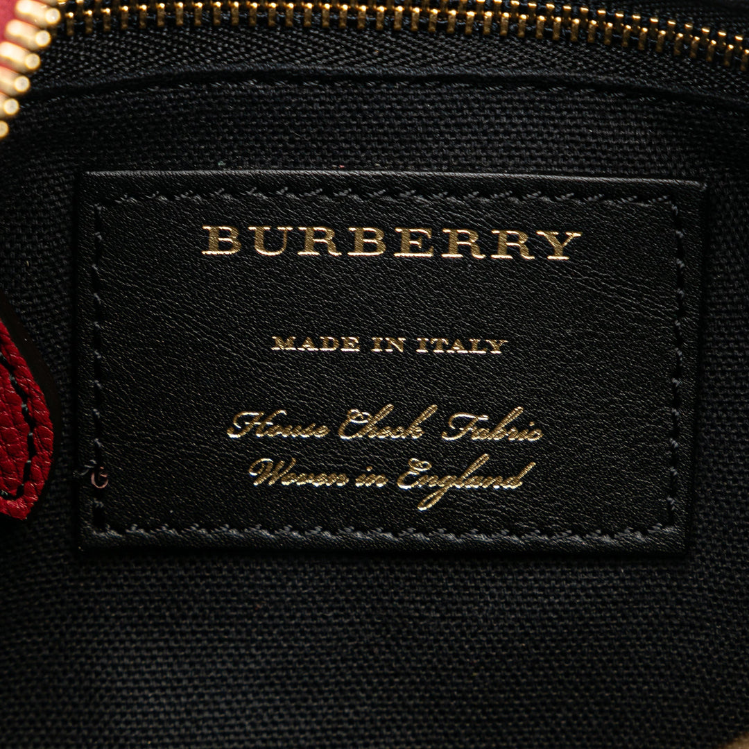 BURBERRY House Check Alchester Satchel