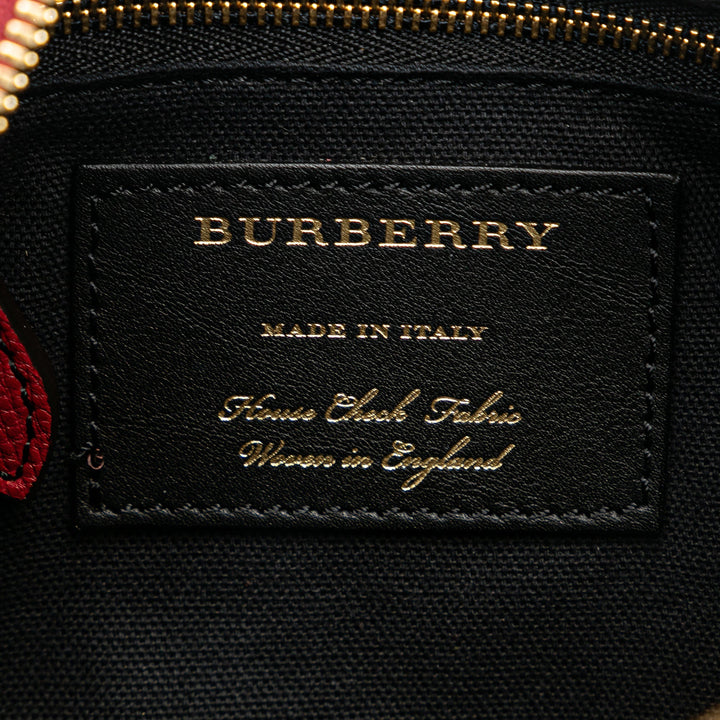 BURBERRY House Check Alchester Satchel