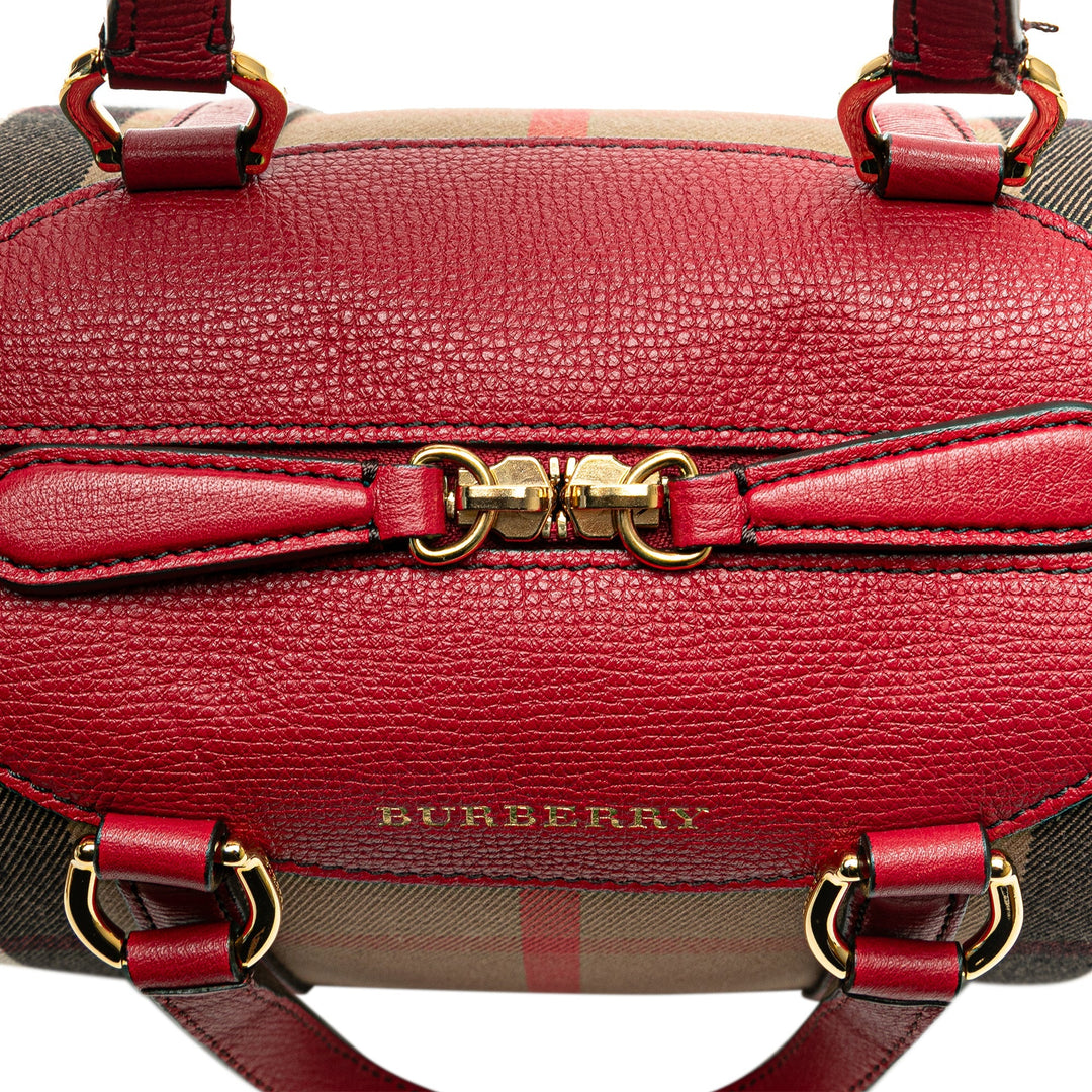 BURBERRY House Check Alchester Satchel
