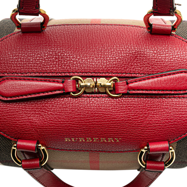 BURBERRY House Check Alchester Satchel