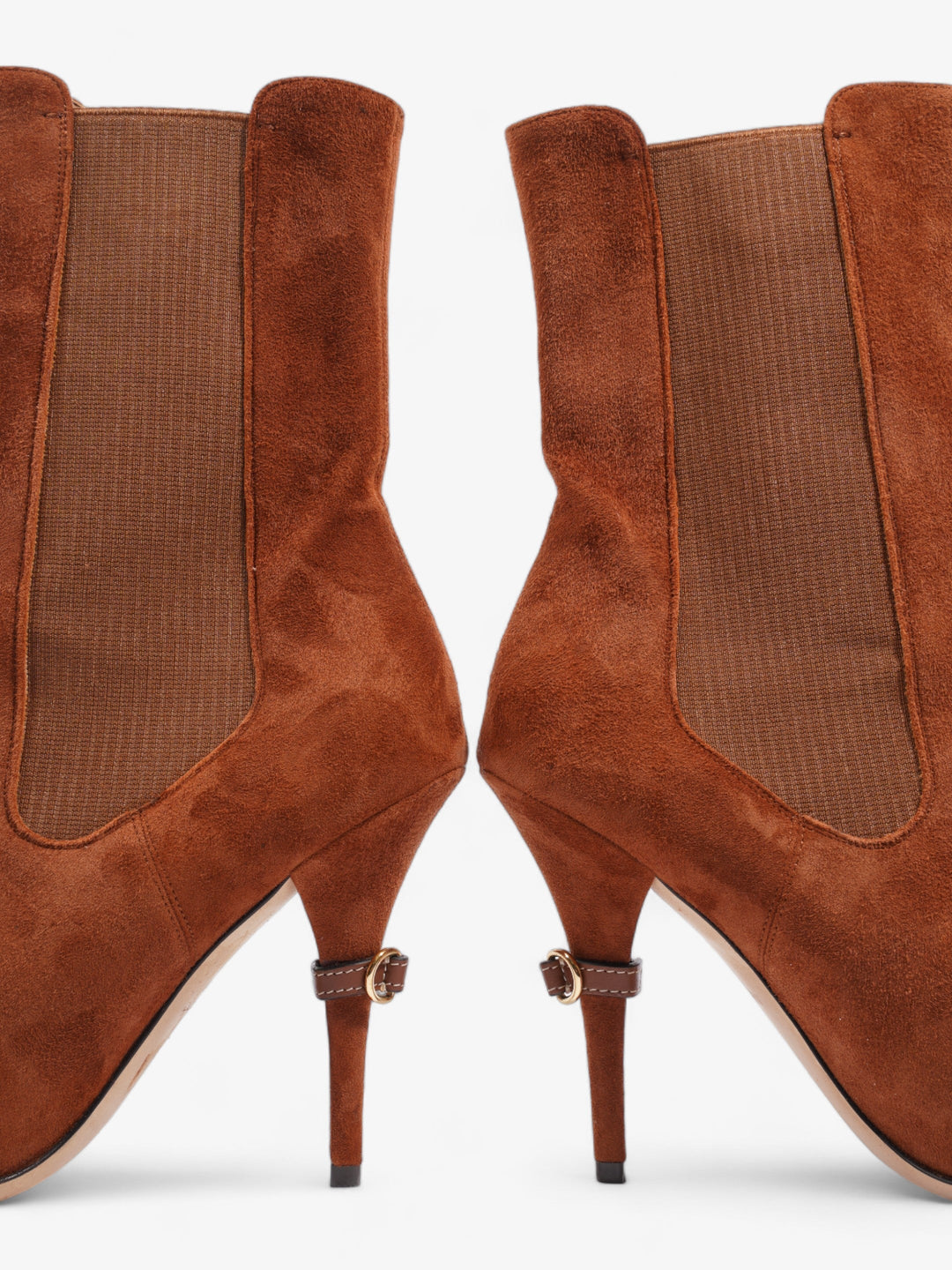 Burberry Kenley D-ring Boots 100 Brown Suede EU 40 UK 7