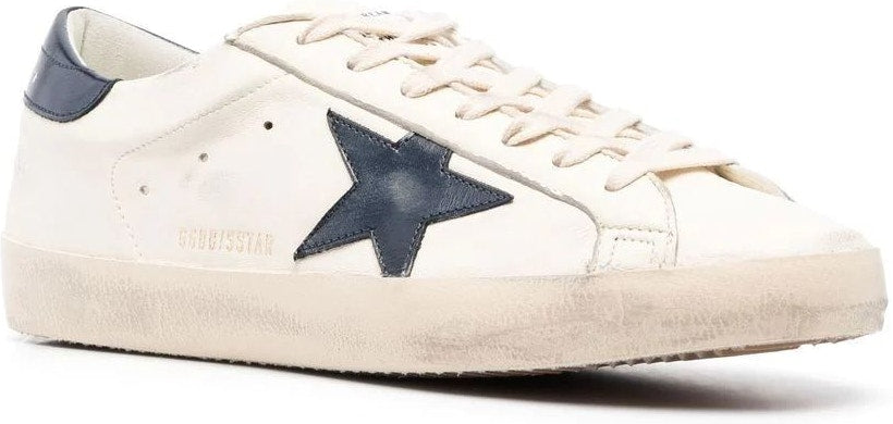 SUPER-STAR BEIGE/BLUE LOW TRAINER