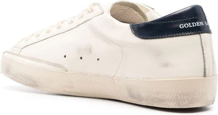 SUPER-STAR BEIGE/BLUE LOW TRAINER