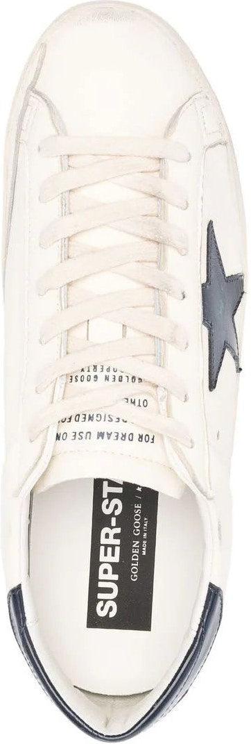 SUPER-STAR BEIGE/BLUE LOW TRAINER