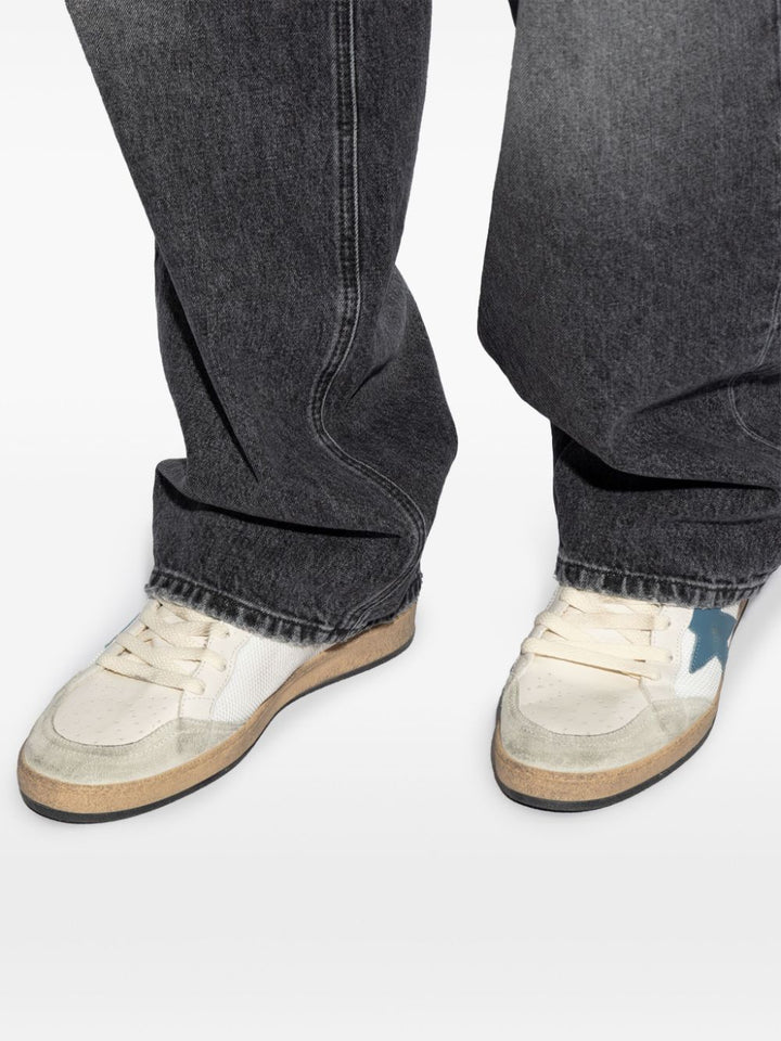 BALL STAR LEATHER SNEAKERS