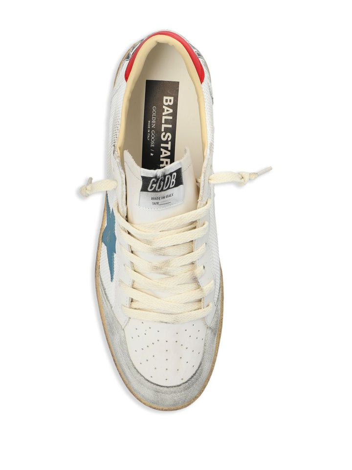 BALL STAR LEATHER SNEAKERS