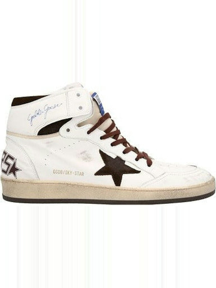 HIGH SKY-STAR WHITE/BEIGE/CHOCOLATE TRAINER