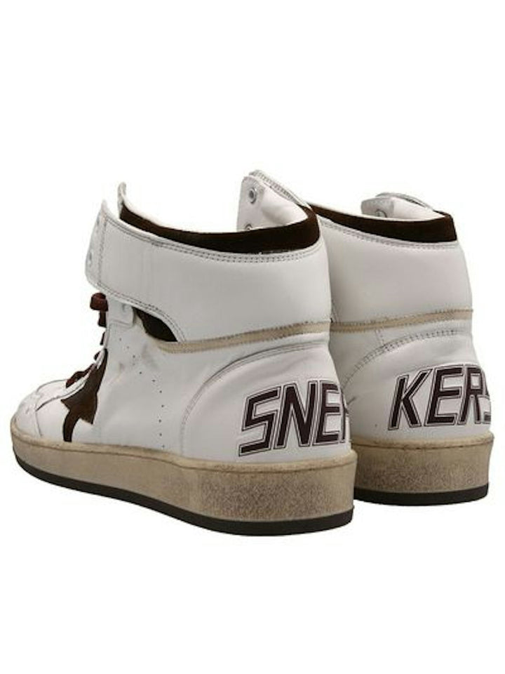 HIGH SKY-STAR WHITE/BEIGE/CHOCOLATE TRAINER