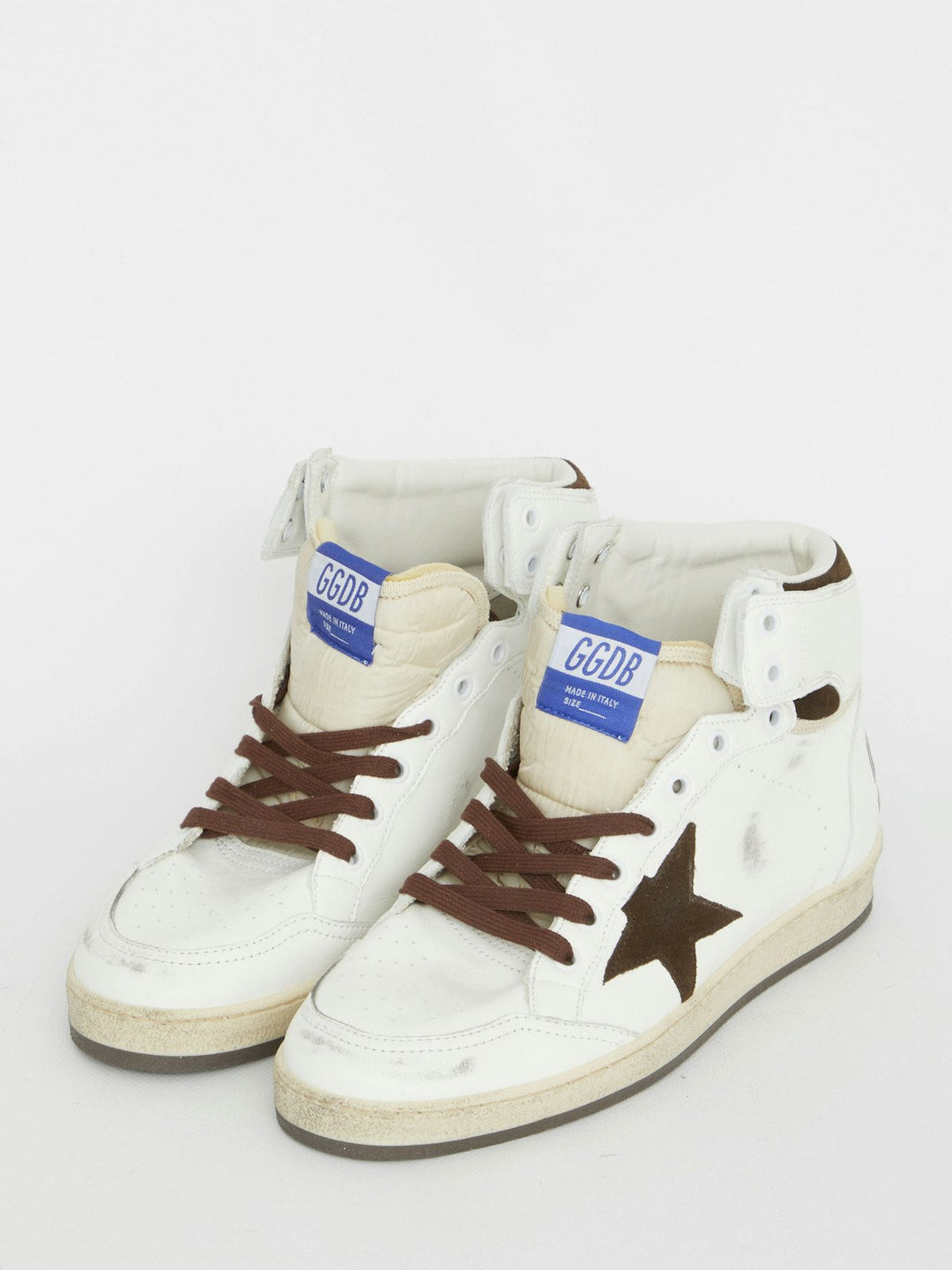 HIGH SKY-STAR WHITE/BEIGE/CHOCOLATE TRAINER