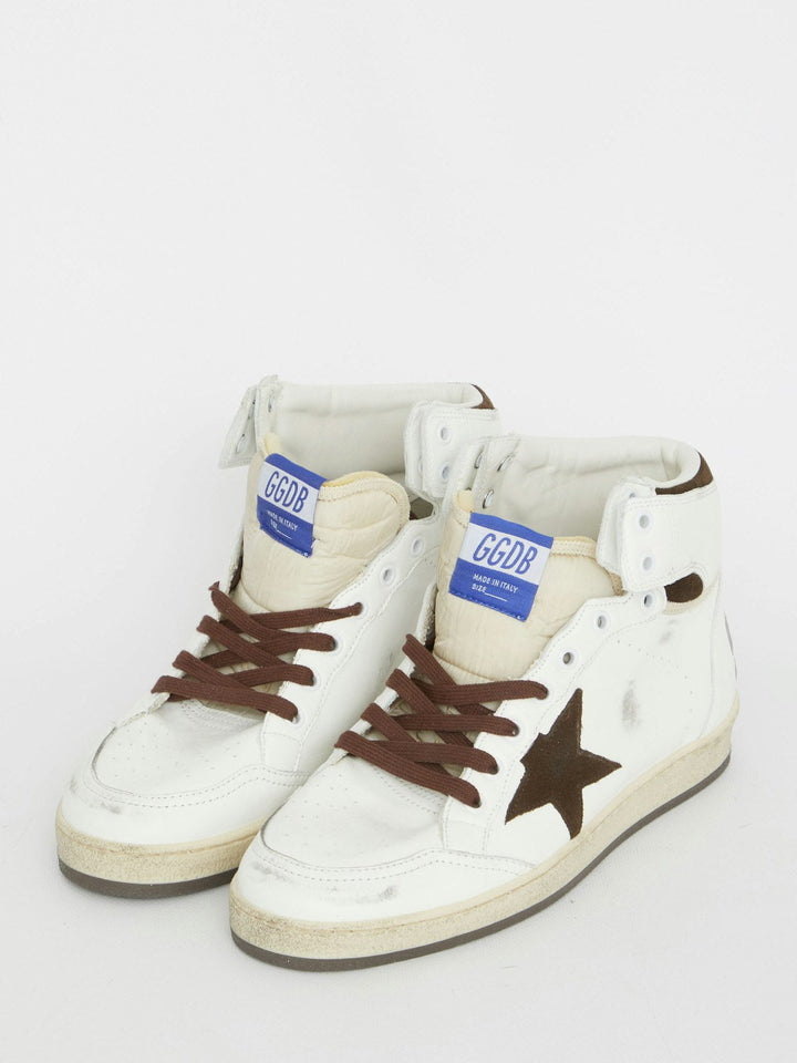 HIGH SKY-STAR WHITE/BEIGE/CHOCOLATE TRAINER