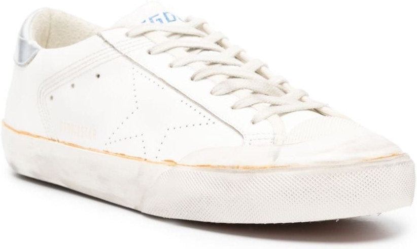 GOLDEN GOOSE SUPER-STAR LEATHER SNEAKERS