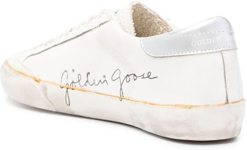 GOLDEN GOOSE SUPER-STAR LEATHER SNEAKERS