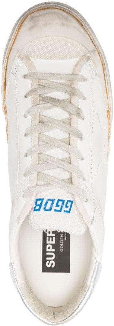 GOLDEN GOOSE SUPER-STAR LEATHER SNEAKERS
