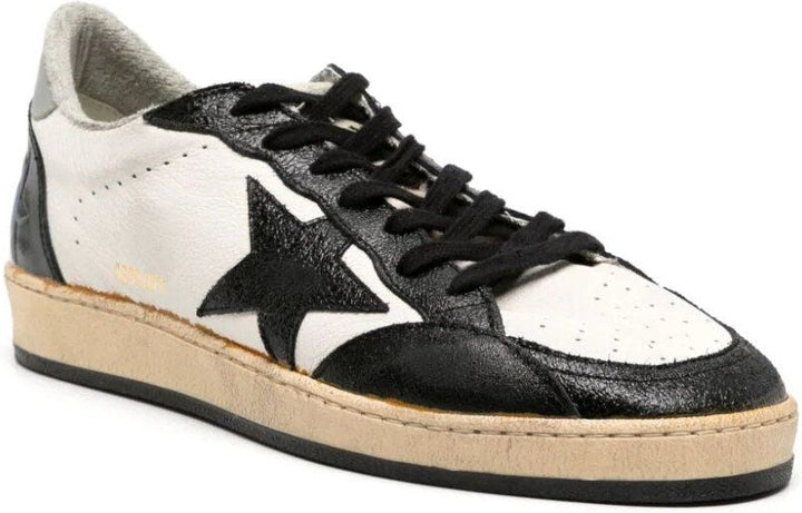 GOLDEN GOOSE BALL STAR LEATHER SNEAKERS