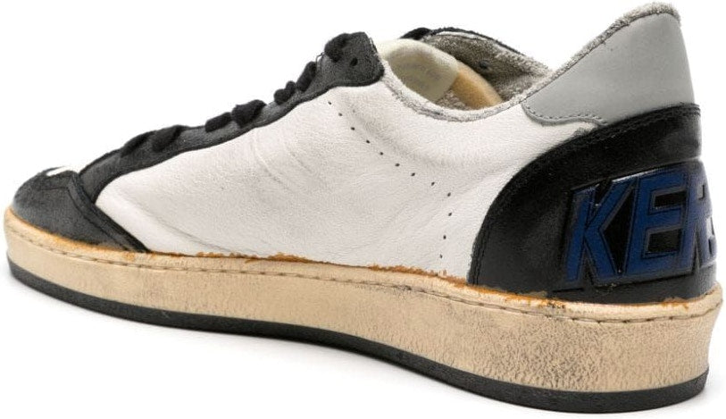 GOLDEN GOOSE BALL STAR LEATHER SNEAKERS