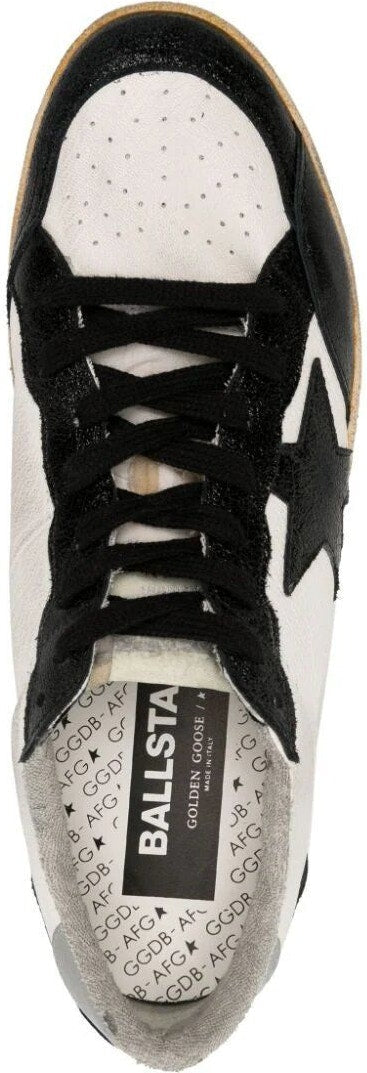 GOLDEN GOOSE BALL STAR LEATHER SNEAKERS