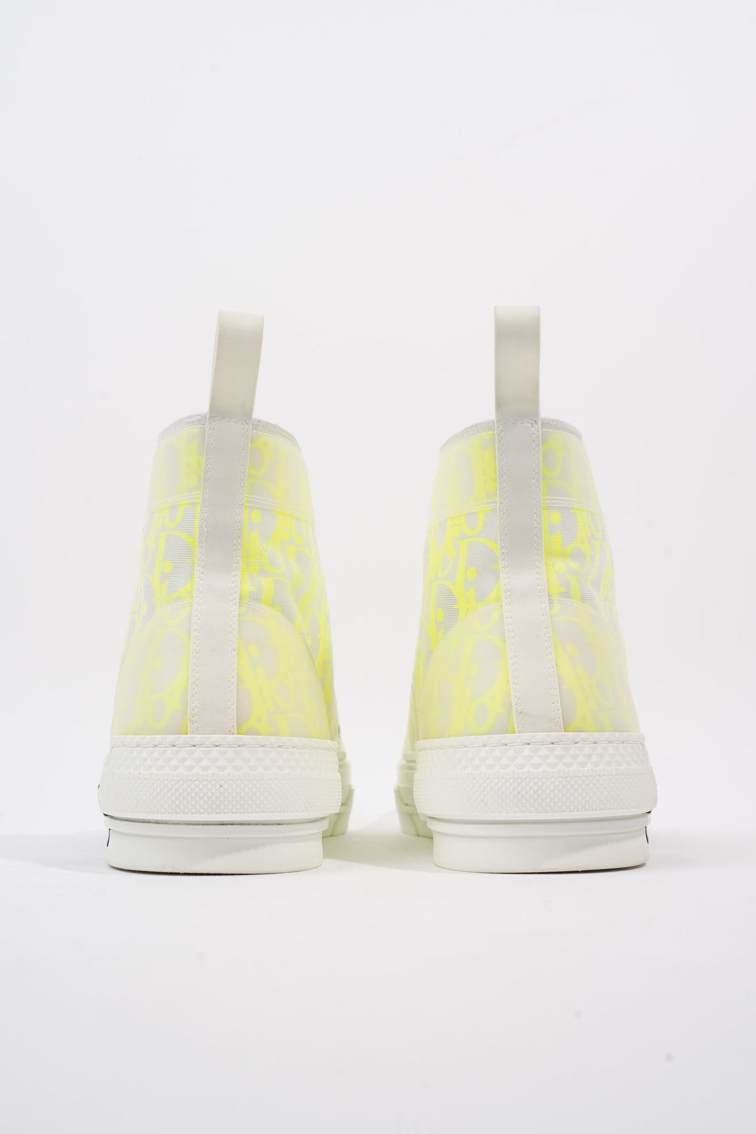 Christian Dior B23 White / Neon Yellow Canvas EU 46 UK 12