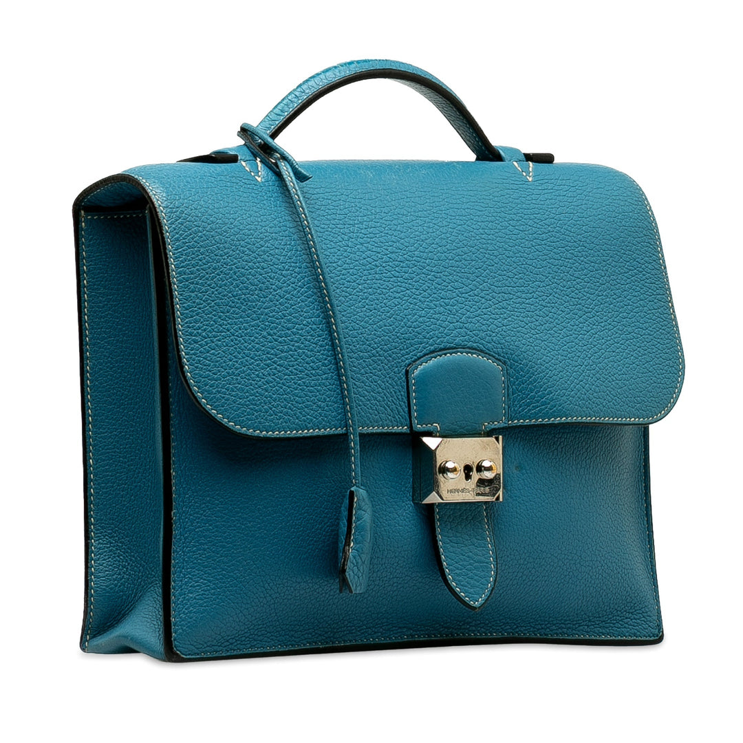 Top quality Hermes Clemence Sac a Depeches 27 Business Bag