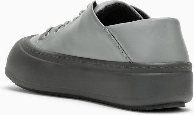 Goofy Grey Leather Low Trainer