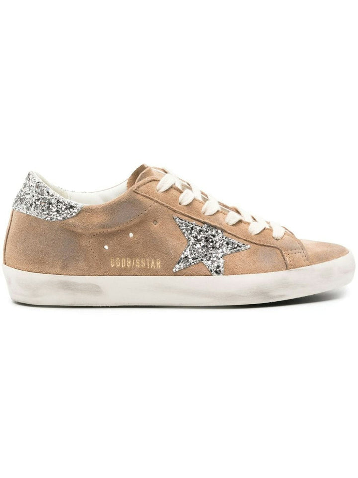 SUPER STAR SUEDE UPPER GLITTER STAR