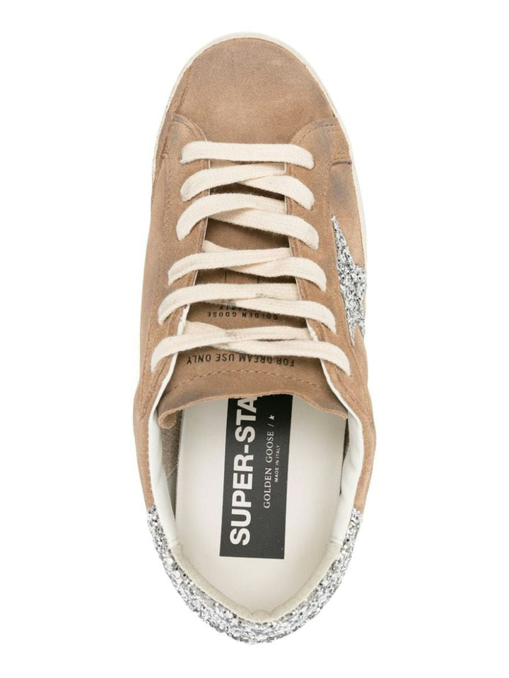 SUPER STAR SUEDE UPPER GLITTER STAR