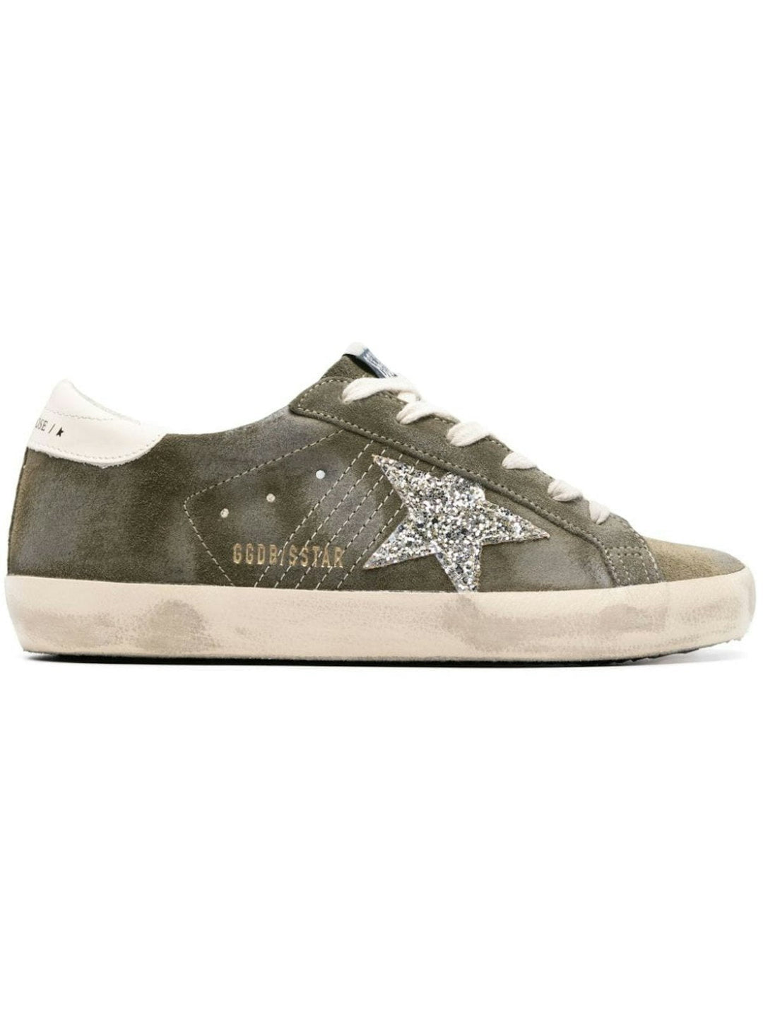 SUPER STAR SUEDE UPPER GLITTER STAR