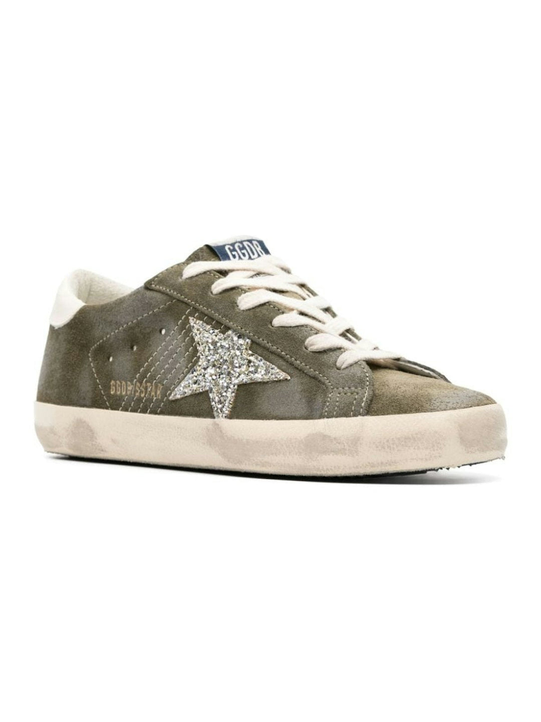 SUPER STAR SUEDE UPPER GLITTER STAR