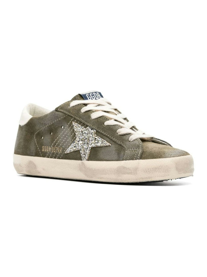 SUPER STAR SUEDE UPPER GLITTER STAR