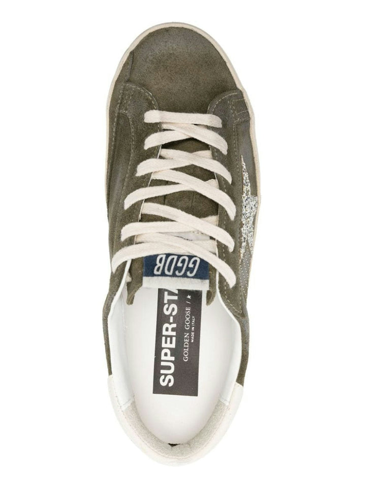 SUPER STAR SUEDE UPPER GLITTER STAR