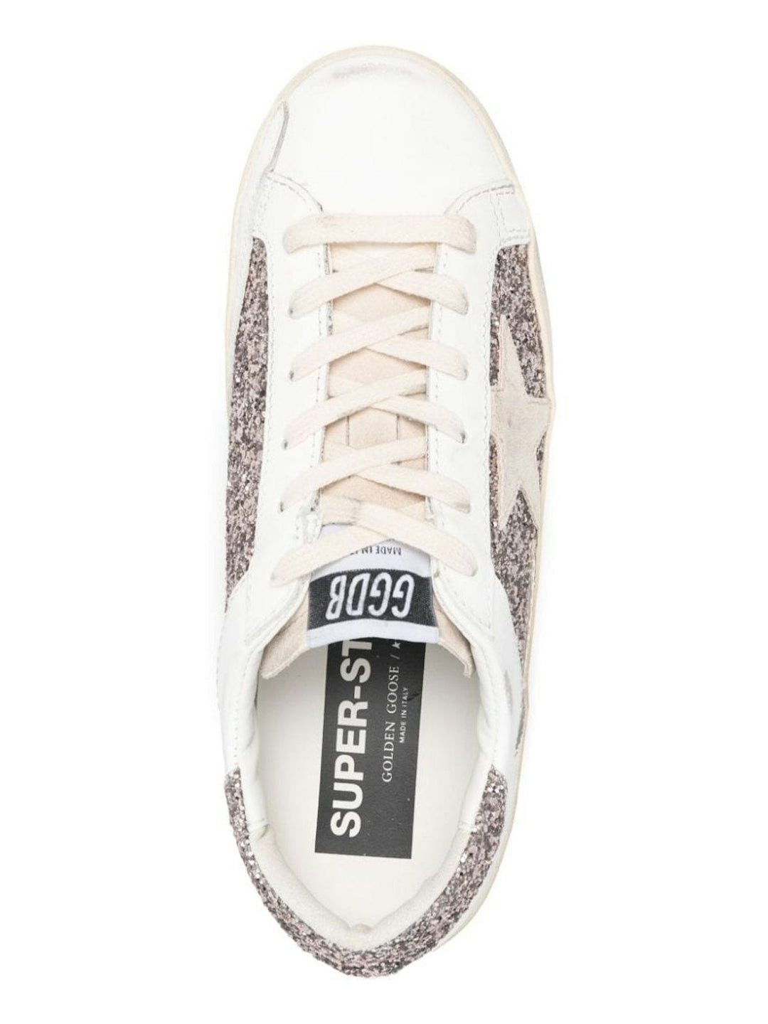 SUPER-STAR GLITTER AND LEATHER UPPE