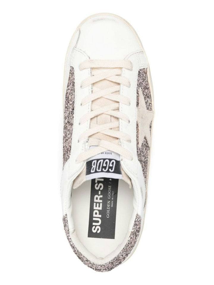 SUPER-STAR GLITTER AND LEATHER UPPE